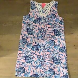 Pink and Blue girls Lily Pulitzer dress